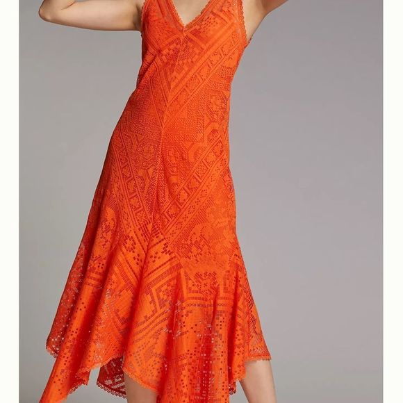 ANTHROPOLOGIE Lace Maxi Dress - Picture 5 of 5